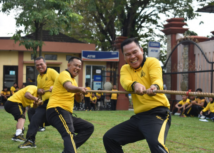 Kemeriahan Warnai Perayaan Hari Bhayangkara ke-80 di Polres Muara Enim