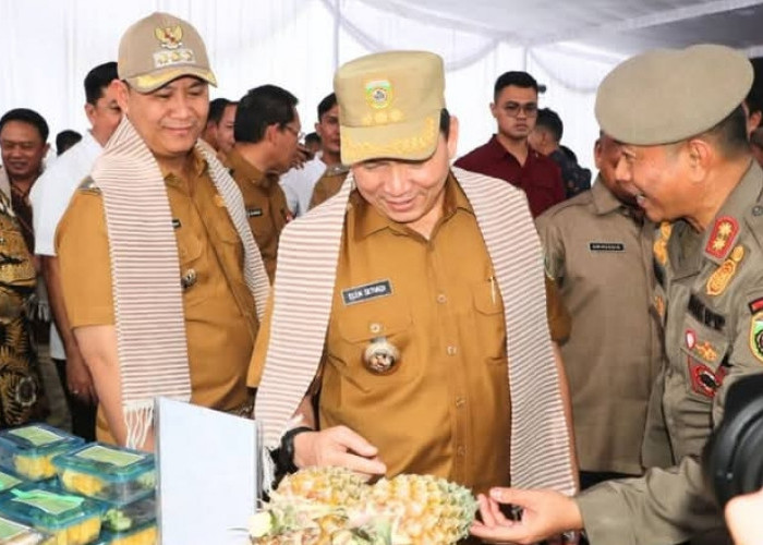 Tingkatkan Potensi Olahan Serat Daun Nanas, Pj Bupati Muara Enim Apresiasi Program Kampung Madani