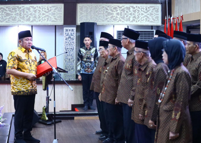 Kukuhkan Kepengurusan LLI Sumsel, Gubernur Herman Deru Dorong Lansia Tetap Berdaya