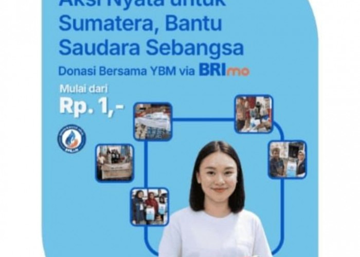 Donasi untuk Korban Bencana Sumatera Kini Bisa Lewat Aplikasi BRImo