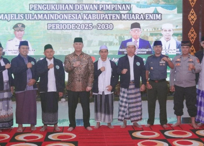 Solihan Nahkodai MUI Muara Enim Periode 2025-2030