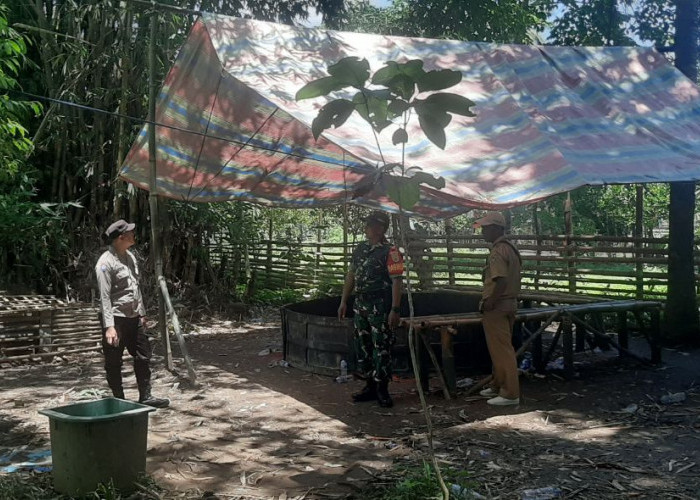 Bhabinkamtibmas Bersama Babinsa Tertibkan Arena Judi Sabung Ayam di Muara Enim
