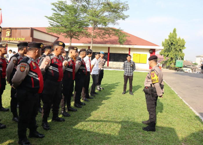 Polres Muara Enim Siap Amankan Debat Terbuka Pasangan Calon Bupati dan Wakil Bupati