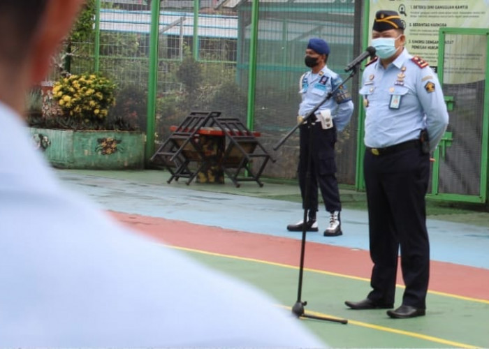 Tingkatkan Disiplin Pegawai Lapas Muara Enim Sumatera Selatan, Begini Pesan Kalapas