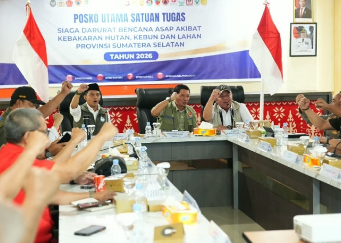Menhut dan Kepala BNPB Apresiasi Penanganan Karhutla di Sumsel