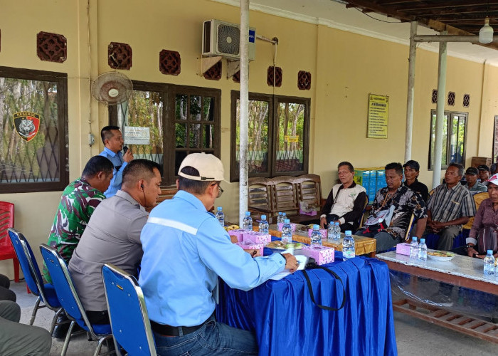 Sinergi Polsek Rambang dan Perusahaan Gelar Edukasi Cegah Karhutla di Muara Enim
