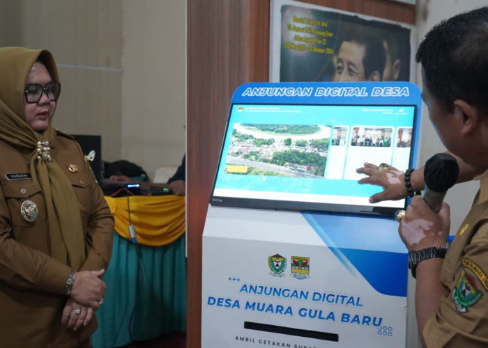 Wabup Sumarni Luncurkan Anjungan Digital Desa Beragi MEMBARA