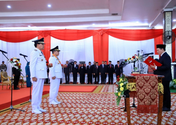 Pj Gubernur Sumsel Lantik Pj Walikota Pagaralam dan Lubuklinggau