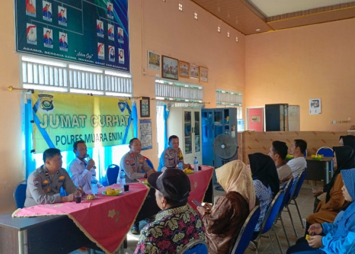 Jumat Curhat, Warga Desa Muara Harapan Khawatirkan Gangguan Anak Motor