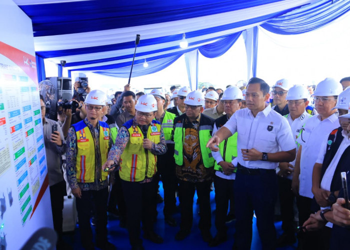Tinjau Proyek Tol Musi V, Menko AHY dan Wagub Cik Ujang Pastikan Kesiapan Fungsional Jelang Lebaran