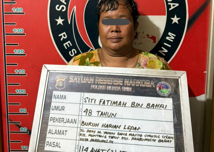 Kelabui Polisi, Wanita di Muara Enim Ini Simpan 57 Paket Sabu dalam Kutang