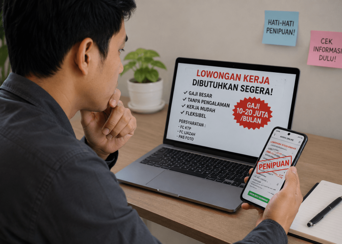Jangan Sampai Jadi Korban Penipuan! Ini Tanda-tanda Lowongan Kerja Palsu yang Harus Diwaspadai