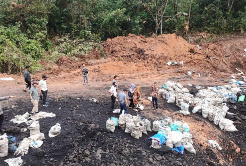 8 Pelaku Penambang Batu Bara Ilegal di Keban Agung Ditangkap Polisi