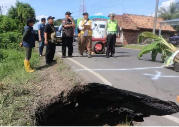 Jalan Amblas di Desa Panang Jaya Berpotensi Putus Akses Lintas Sumatera, Pj Bupati Upayakan Segera Diperbaiki