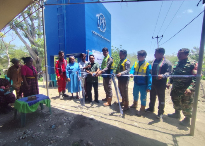 Laksanakan Program TJSL, PTPP Mendukung Program Air Bersih di Kupang NTT