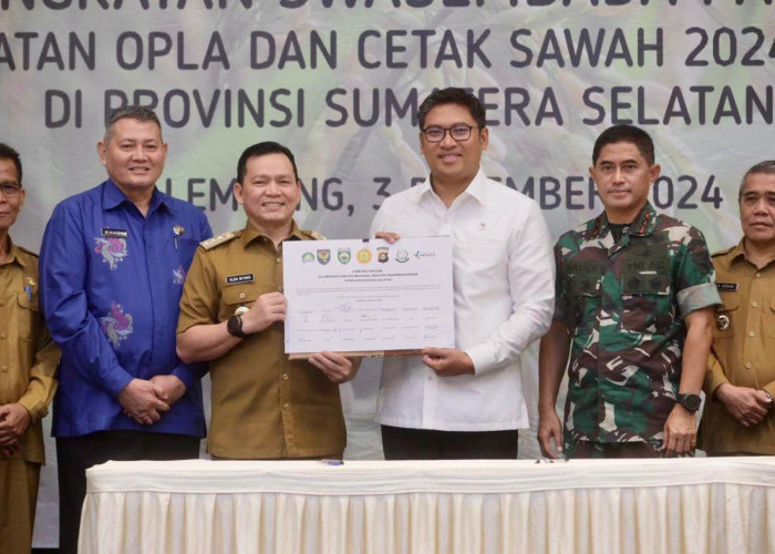 Pj Gubernur Optimis Sumsel Mampu Pertahankan Swasembada Pangan Melalui Program Opla