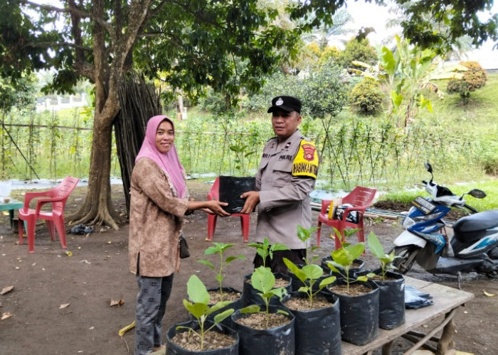 Polres Muara Enim Dukung Program Asta Cita melalui Perkarangan Pangan Bergizi