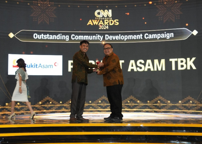 PT Bukit Asam Sabet Penghargaan Outstanding Community Development Campaign