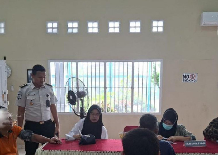 80 Warga Binaan Lapas Muara Enim Ikuti Pengobatan Gratis dari CSR PTBA dan RS BAM