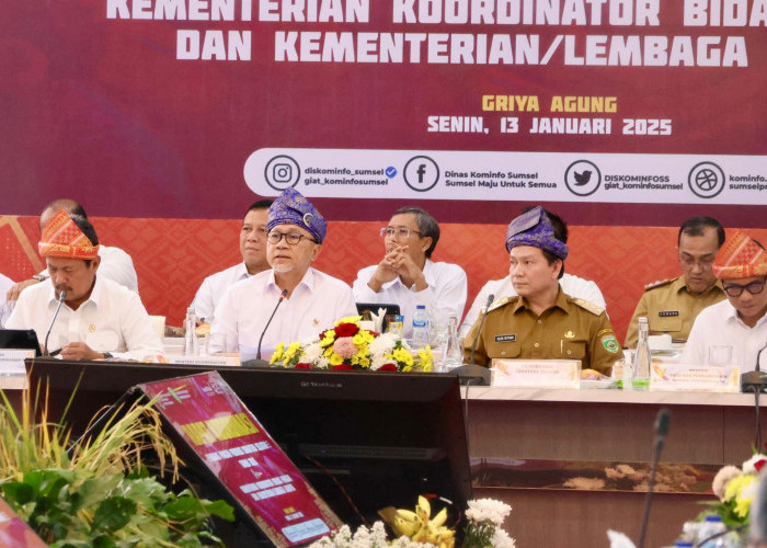 Menko Bidang Pangan Dorong Sumsel Sebagai Andalan Program Swasembada Pangan