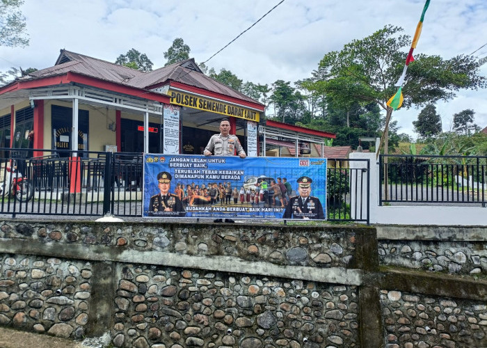 Polres Muara Enim Dorong Personel dan Warga Tebar Kebaikan Lewat Pesan Simbolis