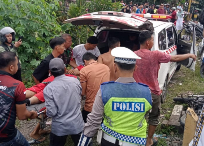 Terobos Palang Pintu Perlintasan Kereta Api, Pelajar di Muara Enim Ini Tewas di Tempat