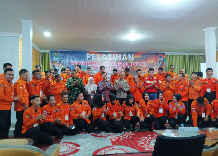Hindari Resiko Bencana, BPBD Muara Enim Gelar Pelatihan Pencegahan dan Mitigasi