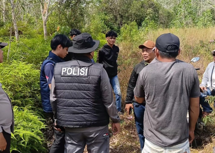 Geger, Warga Gelumbang Muara Enim Temukan Mayat Lansia di Kebun Karet