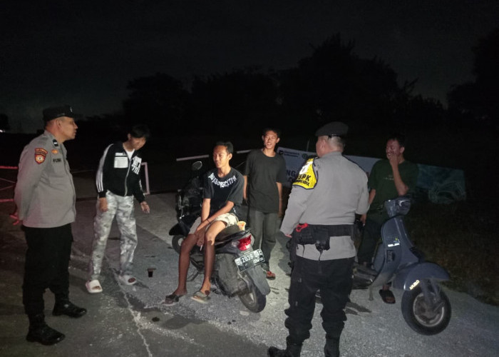 Anggota Polsek Lawang Kidul Antisipasi Gangguan Kamtibmas dan Balap Liar