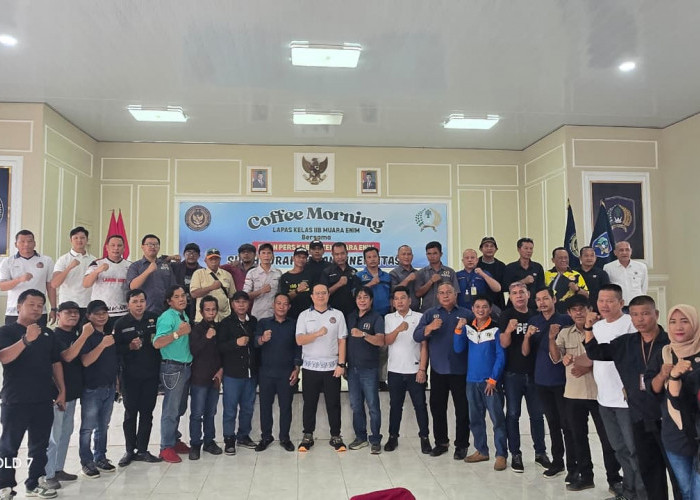 Tingkatkan Sinergisitas, Lapas Muara Enim Gelar Coffe Morning