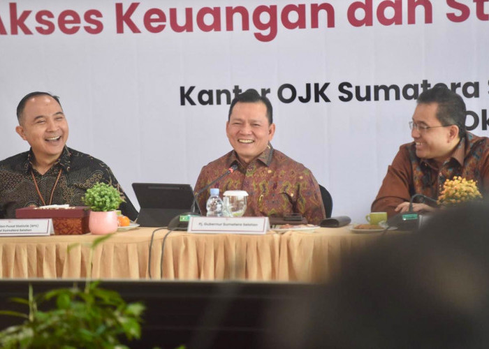 Pj Gubernur Bersama Kepala OJK Hadiri FGD Pengembangan Kopi Sumsel