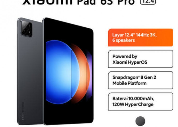 Spesifikasi Xiaomi Pad 6S Pro12.4, Tablet dengan Layar Tajam dan Kapasitas Baterai Besar