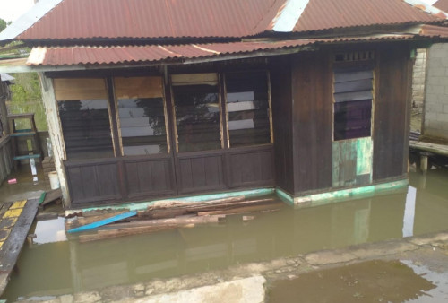 Hujan 6 Jam, Puluhan Rumah Terendam Banjir