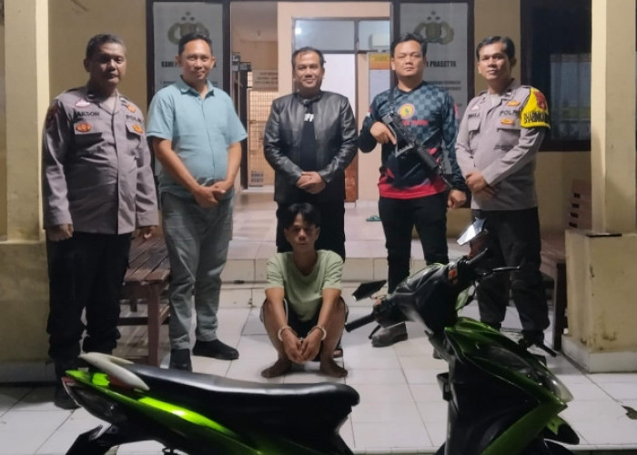 Tim Elang Polsek Rambang Lubai Ringkus Pelaku Pencurian Sepeda Motor