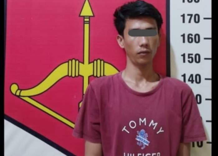 Polsek Rambang Tangkap Pencuri Baterai BTS, Tuh Orangnya