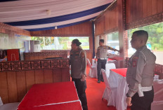 Kasatlantas Polres Muara Enim Periksa Kesiapan Posyan Enim II dan Belimbing