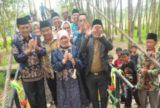 25 Tahun Dinantikan, Pembangunan Jembatan Gantung di Muara Enim Ini Akhirnya Terwujud