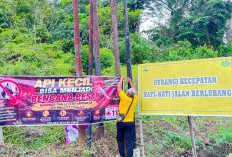Cegah Karhutla, Polres Muara Enim Gencarkan Edukasi Lewat Spanduk