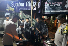 Polisi di Muara Enim Gelar Razia Antisipasi Kejahatan 3C di Malam Hari