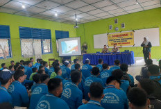 Beri Pembekalan MPLS, Wakapolsek Gelumbang Ajak Pelajar Jauhi Judi Online dan Narkoba