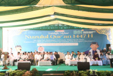 UAS Isi Tabligh Akbar Nuzulul Quran Pemkab Muara Enim, Ribuan Warga Padati Lapangan Merdeka