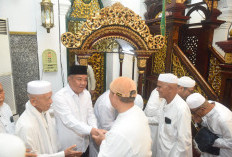 Wagub Sumsel Pererat Silaturahmi dengan Jemaah Masjid Sultan Mahmud Badaruddin II