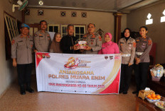 Pererat Silaturahmi, Polres Muara Enim Gelar Anjangsana ke Purnawirawan dan Warakawuri