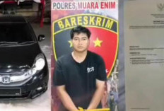 Curi Mobil dan Emas, Pelaku Diringkus Satreskrim Polres Muara Enim di Palembang