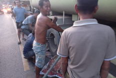 Dua Pelajar Alami Kecelakaan Maut di Muara Enim, Satu Korban Meninggal Dunia di Tempat Terlindas Truk