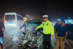 3 Kendaraan Kecelakaan Beruntun di Muara Enim, 1 Korban Meninggal Dunia, 2 Orang Luka Ringan