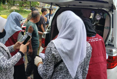 Terobos Palang Pintu, Pengendara Sepeda Motor di Muara Enim Tertabrak Kereta Api hingga Alami Luka-luka