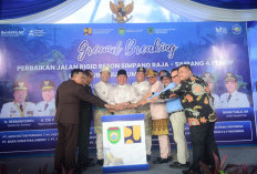 Resmikan Ground Breaking Jalan Simpang Raja di PALI, Gubernur Herman Deru Dorong Sinergi CSR