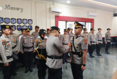 Kapolres Muara Enim Pimpin Sertijab Kapolsek Tanjung Agung 
