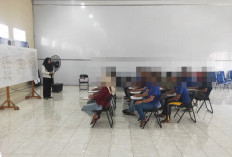 Belasan Warga Binaan Lapas Kelas IIB Muara Enim Ikuti Pendidikan Kesetaraan